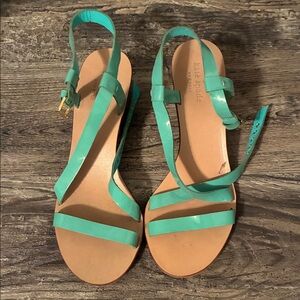 Kate Spade Mint Strappy Flat Sandals